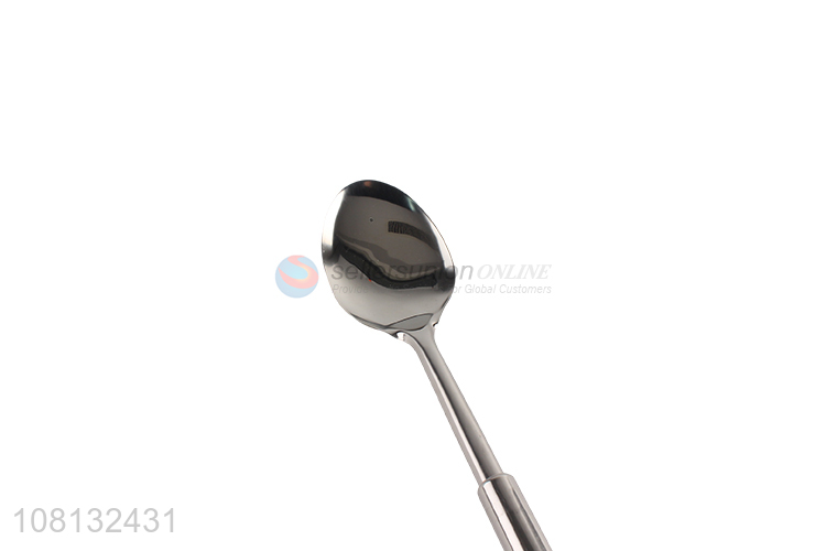 Factory Wholesale Long Handle Stainless Steel Serving Spoon
