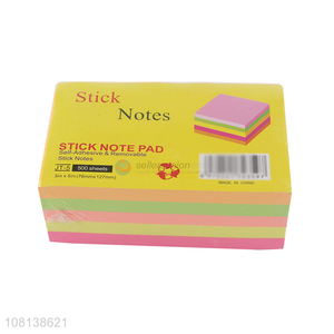 Top product blank paper sticky notes square sticky pads