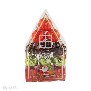 Factory Direct Sales Christmas Balls And Pine cones Christmas Ornaments Set