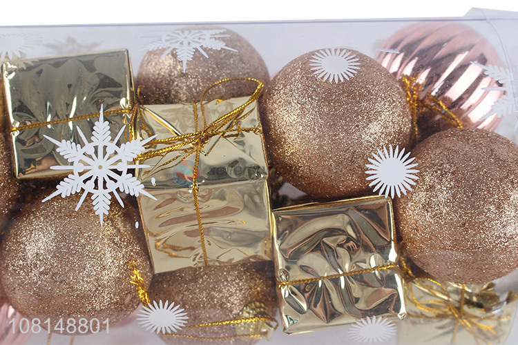 Popular Christmas Ornaments Christmas Balls And Mini Gift Box Set
