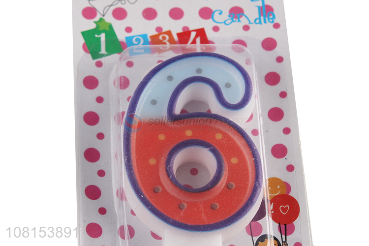 New arrival 0-9 birthday party candles numeral cake candles