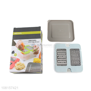 Wholesale 4 In 1 Multi-Function Vegetable Grater Box Grater With Bowl