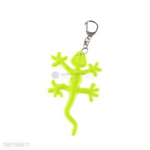 Top Quality Gecko Shape Reflective Pendant Fashion Keychain