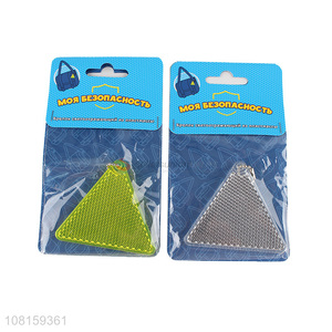 Good Quality Triangular Reflective Bag Pendant Best Keychain