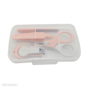 New products daily use baby manicure kit with plastic case
