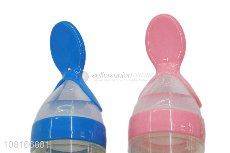 Manufacturer price food-grade baby silicone feeding spoon
