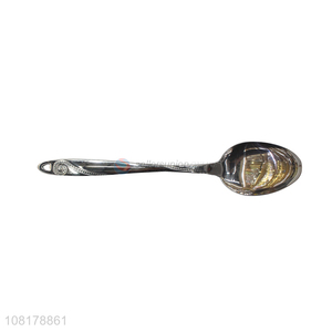 Good price silver stainless steel pointed dinner spoon