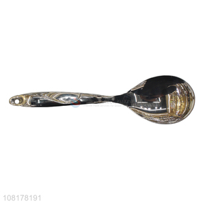 Yiwu market stainless steel dinner spoon rice scoop