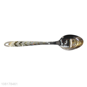 New products silver stainless steel dinner spoon