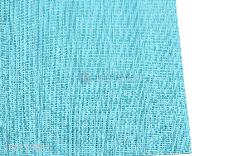 High quality blue pvc placemat dinner mat for table decoration
