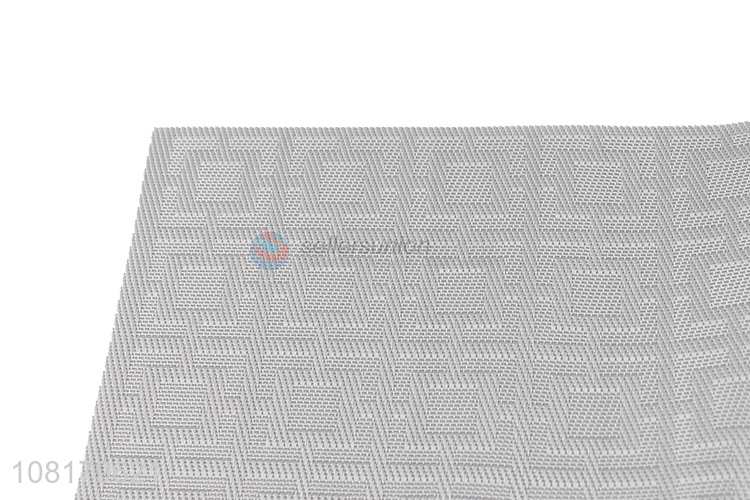 Factory price fashion design reusable pvc dinner mat placemat
