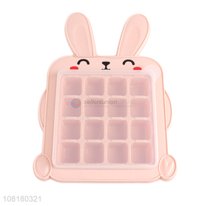 High quality bunny ice cube tray with lid, ice moulds for whiskey