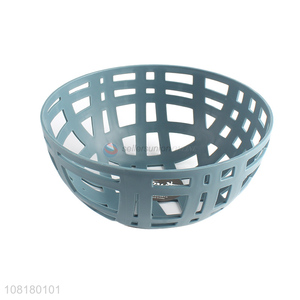 Wholesale hollow-out plastic vegetable fruit basket storage baskets