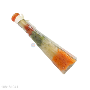 Yiwu wholesale kitchen decoration simulation vegetable glass jar
