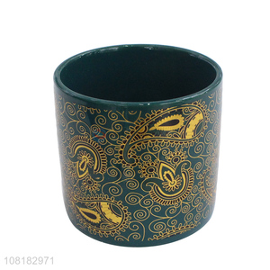 High quality retro printed ceramic flowerpots for sale