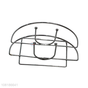 High quality household storage rack wrought iron shelves