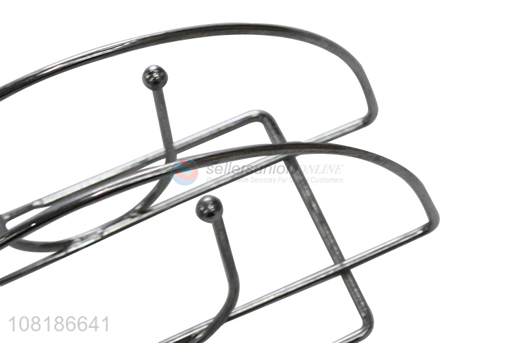 High quality household storage rack wrought iron shelves