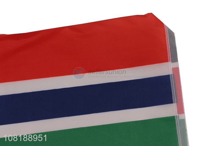 Wholesale handheld mini Gambia country flag party decoration supplies