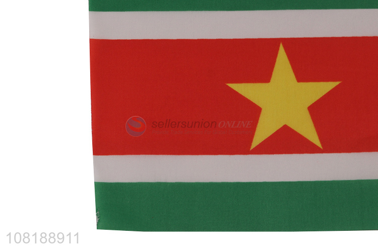 Yiwu market mini Suriname national country stick flag for festival events