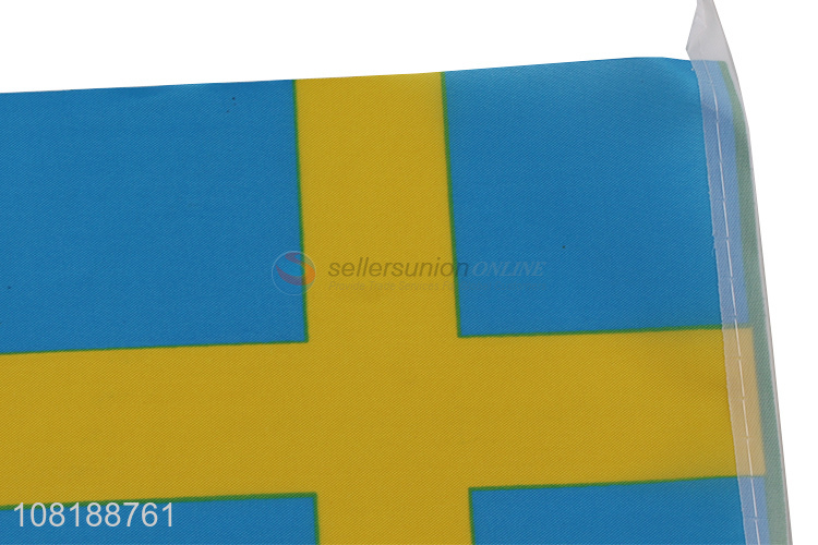 China supplier mini Sweden national country flag hand-held flag car flag