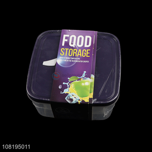 Good quality 3pcs fresh-keeping box plastic storage containers for kitchen