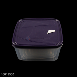 Wholesale 5pcs plastic fresh food storage box food storage containers