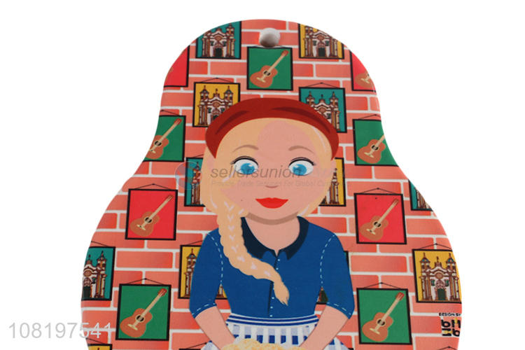 Hot selling Russian doll ceramic heat pad for tabletop decoration