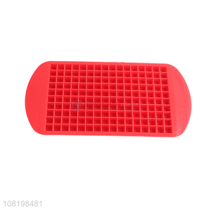 Hot selling red silicone ice cube mould for household