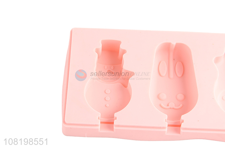 Yiwu market cute animal shape ice pop mould with top quality