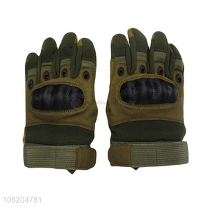 China Factory Wholesale Full Finger Sports Gloves Motorcycle Gloves