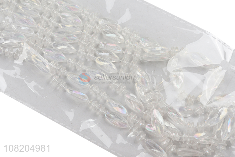 New arrival Christmas clear beads strand chain garland party decor