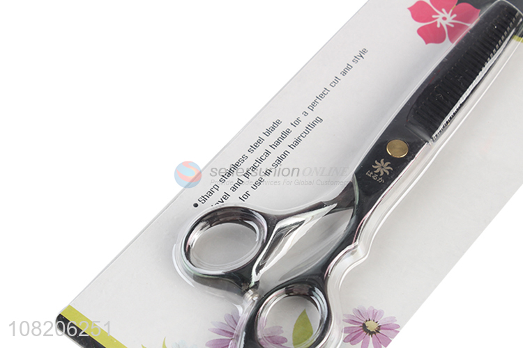 Hot sale stainless steel hair cutting scissors thinning scissors
