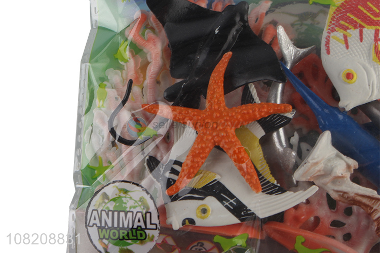 Top selling kids simulation animal model toys set wholesale