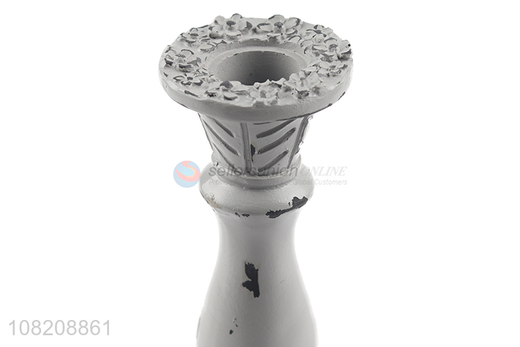 Wholesale antique plastic candle holder candlestick for home decoration