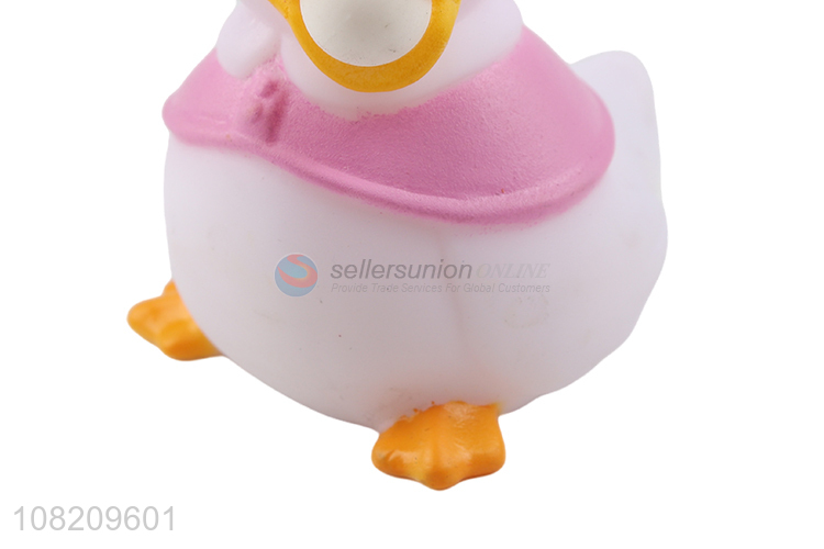 New arrival animal stress relief squishy toy squeeze duck toy