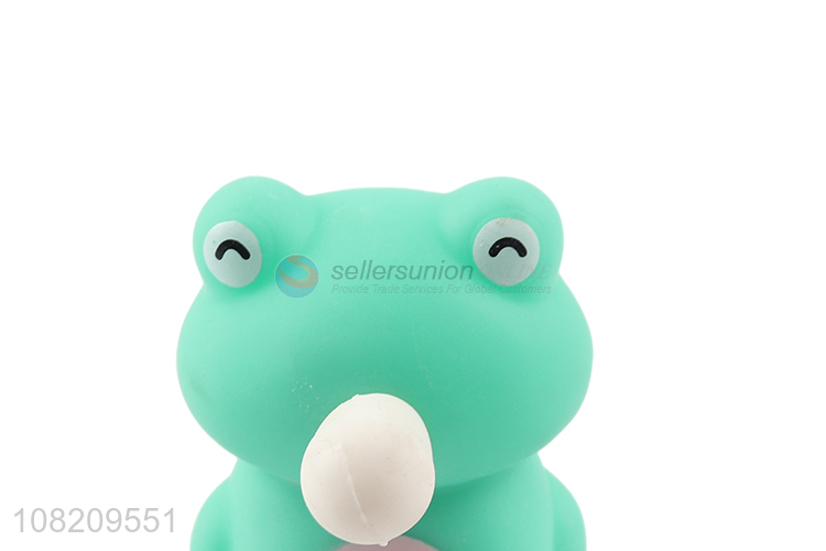 High quality novelty frog vent toys squishy toy for kids adults