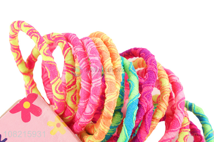 New Arrival Colorful Hair Ring Cheap Hair Tie Set
