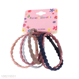 Best Selling 6 Pieces Hair Rope Fashion Hair Ring Hair Tie