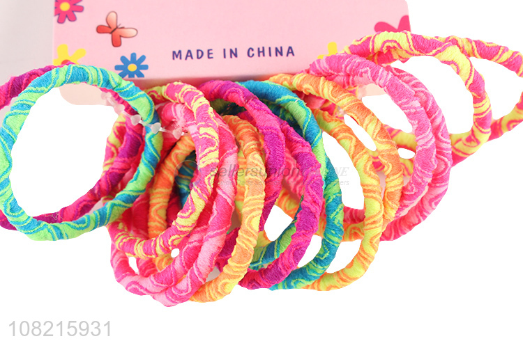 New Arrival Colorful Hair Ring Cheap Hair Tie Set