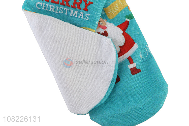 High quality comfortable soft 3D Christmas socks for men women