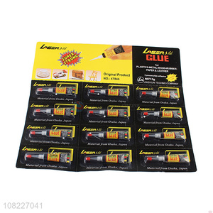Low price 12pieces non-toxic high strength super glue for sale