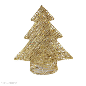 Most popular metal wire Christmas tree Christmas tabletop ornaments