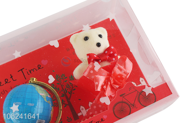 Popular products girls cute bear gifts set with tellurion