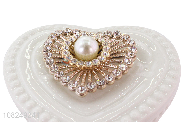 Online wholesale ceramic delicate women jewelry storage box