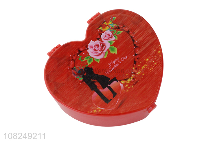 Factory supply plastic gifts set fake flower for Valentine's Day