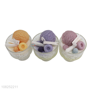 New design creative cup wax decorative scented candles