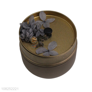 Factory wholesale retro jar wax deodorate scented candle