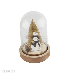 Yiwu supplier wooden christmas tree ornament for party