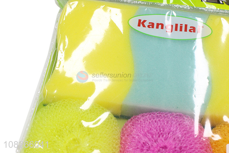 Hot Sale Fashion Cleaning Sponge And Clean Ball Set