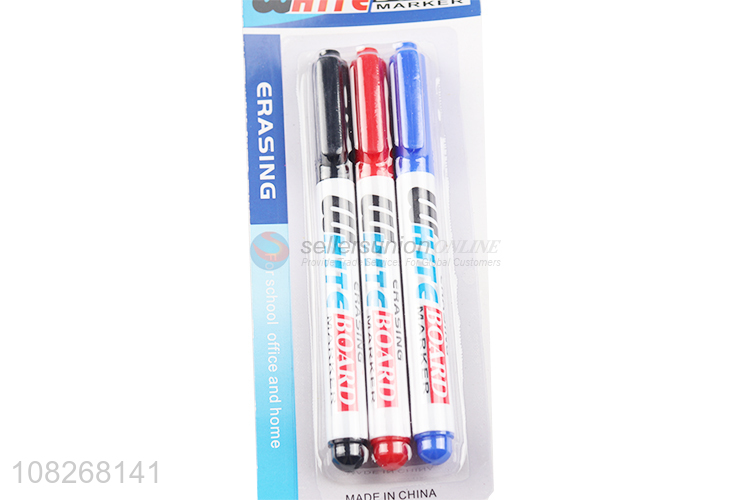 Best Quality 3 Pieces Whiteboard Marker For School And Office